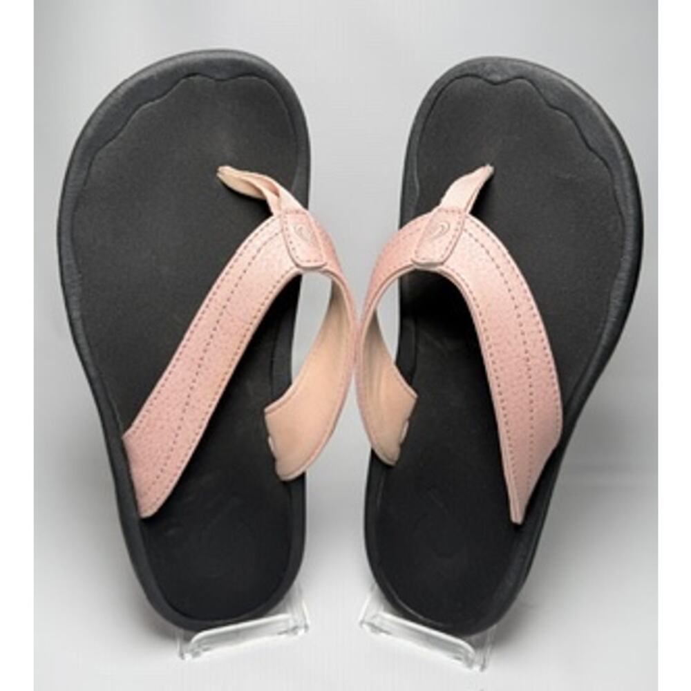 Olukai Ohana Womens Sandals Size 6 Blush Powder Pink Thong | Pre-Owned